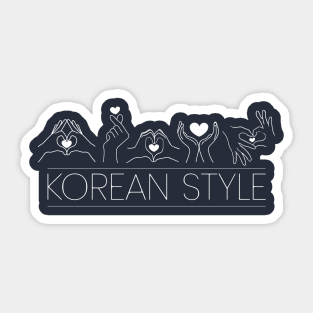 Korean Heart Sticker